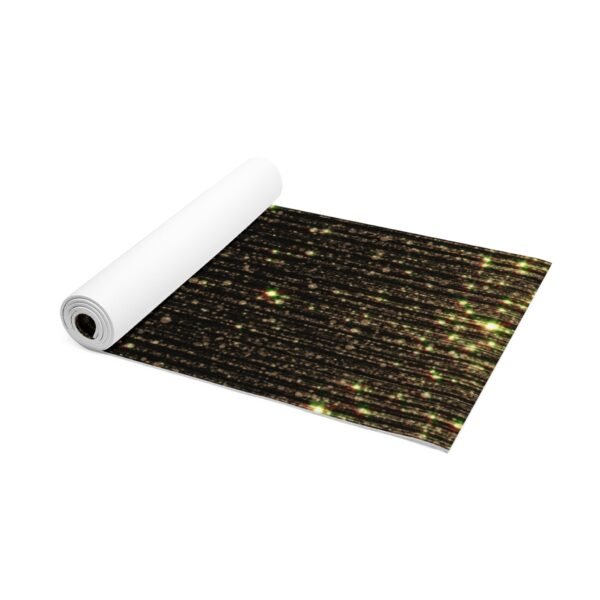 Yoga Mat - Gold Sparkle Graphic - Image 3