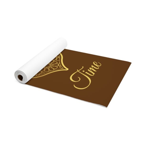 Yoga Mat - Gold Print Design - Quiet Time - Image 2