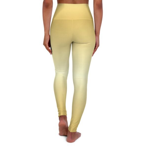 Yoga Leggings - Gold Ombre Design - Image 2