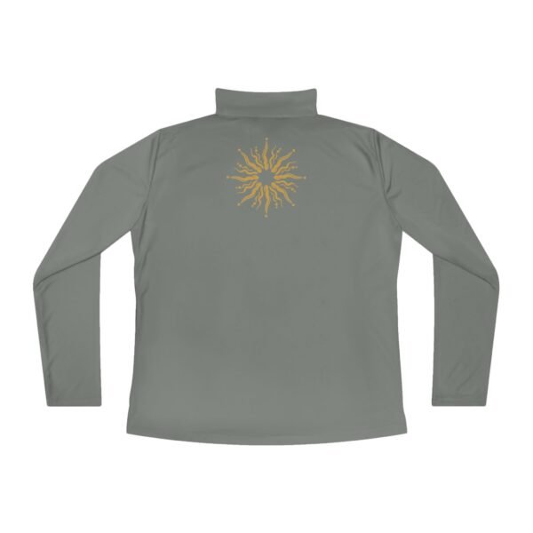 Gold Celestial Print Quarter Zip Jacket - Image 9