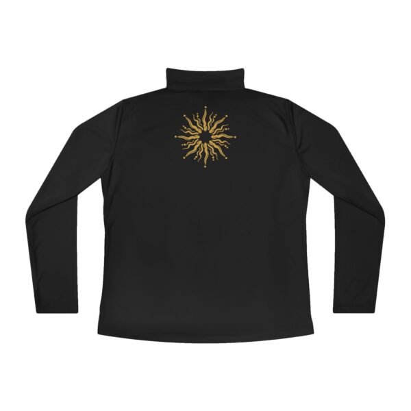 Gold Celestial Print Quarter Zip Jacket - Image 8