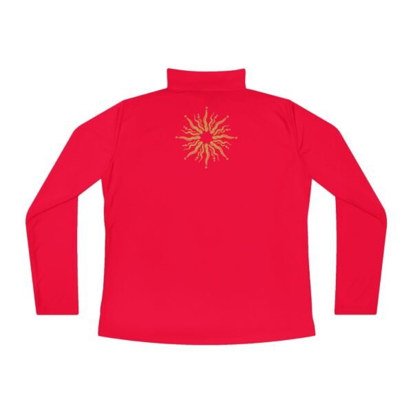 Gold Celestial Print Quarter Zip Jacket - Image 7