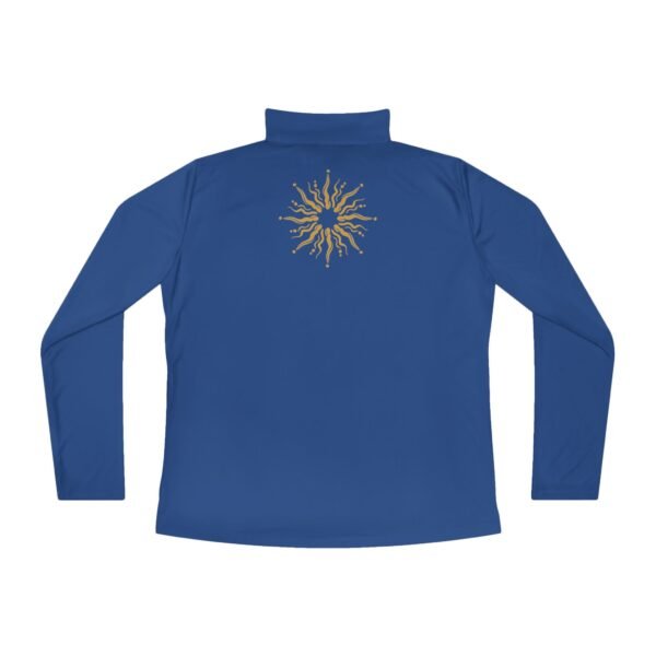 Gold Celestial Print Quarter Zip Jacket - Image 5