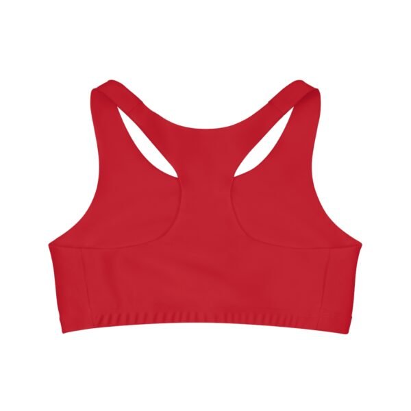 Red Seamless Sports Bra Inspiration Quote - Image 2