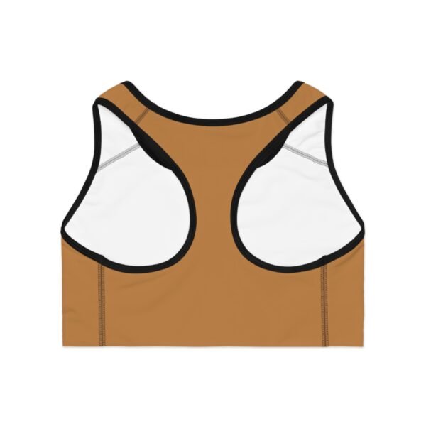 Light Brown Sports Bra - Full Coverage - Image 6