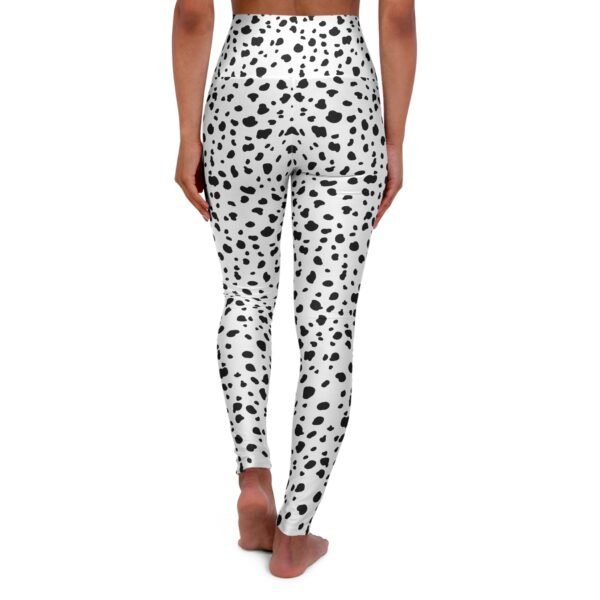 Dalmation Print Yoga Leggings - Image 2