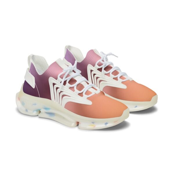 Gradient Purple/Pink Mesh Sneakers