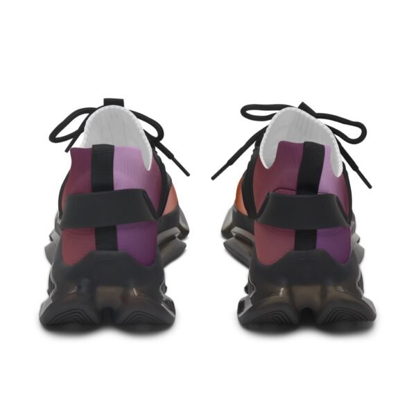 Gradient Purple/Pink Mesh Sneakers - Image 6