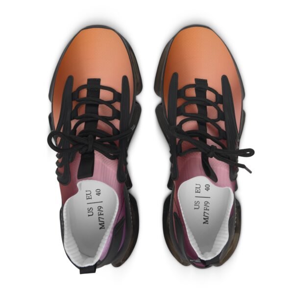 Gradient Purple/Pink Mesh Sneakers - Image 5