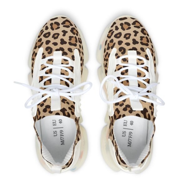 Cheetah Print Mesh Sneakers - Image 2
