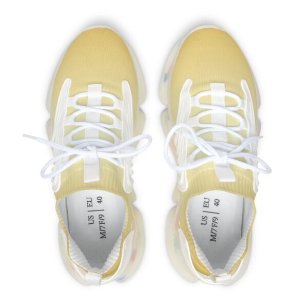 Gold Ombre Print Mesh Sneakers - Image 2