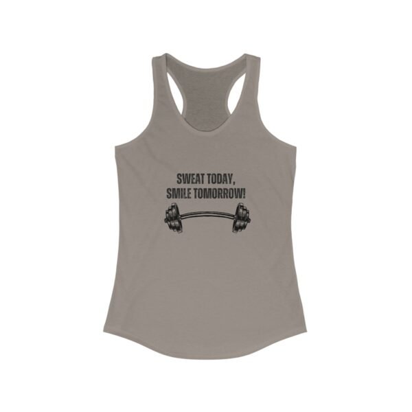Sweat Today Smile Tomorrow-Racerback Tank - Image 4