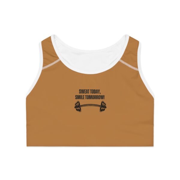 Light Brown Sports Bra - Full Coverage
