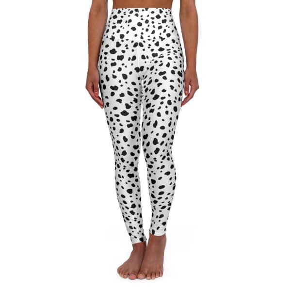 Dalmation Print Yoga Leggings