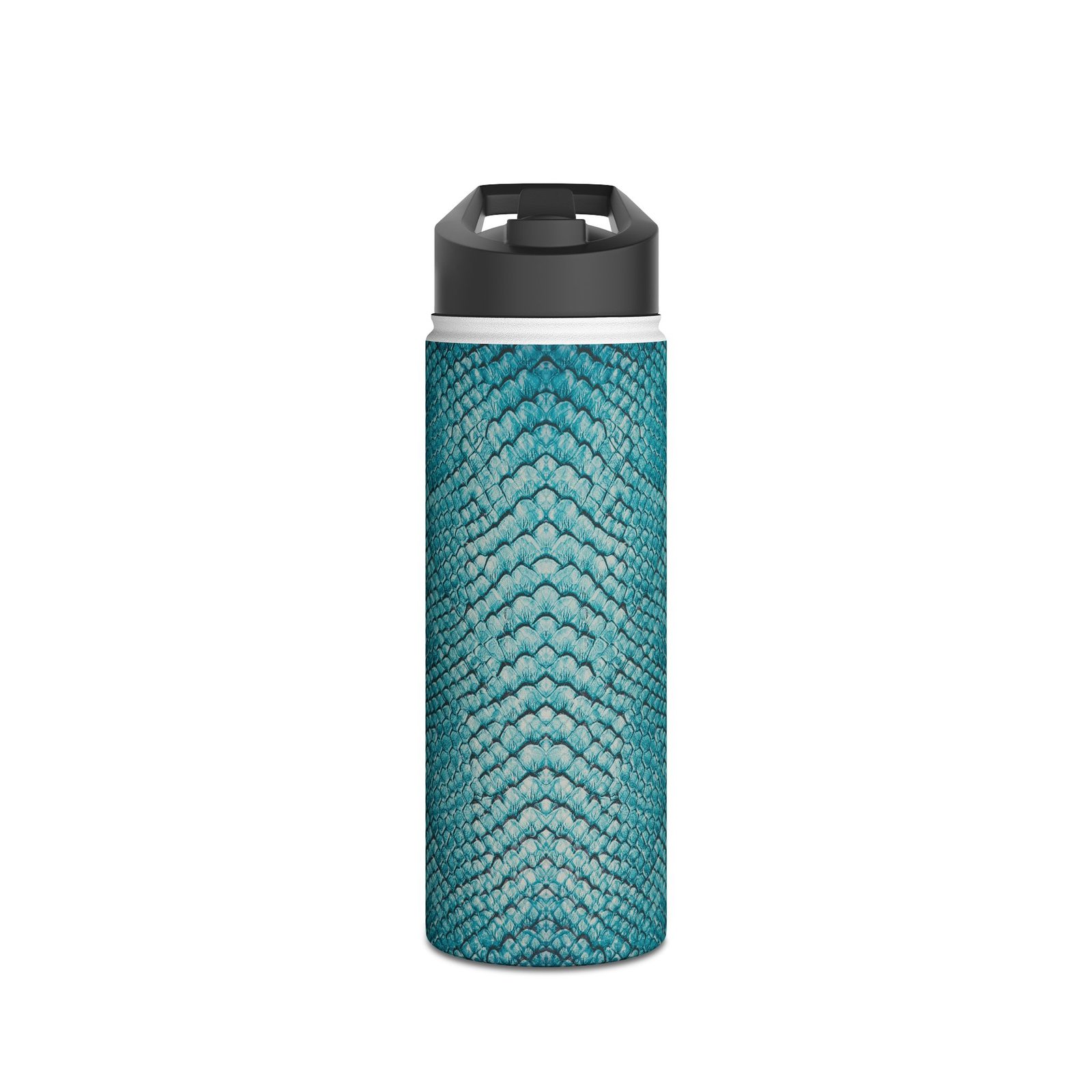Teal Snakeskin Stainless Steel Tumbler - Image 3