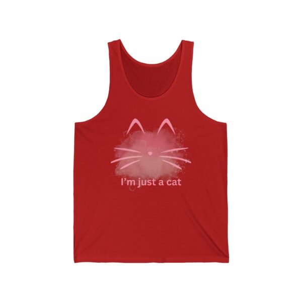 I'm just a cat Sporty Tank Top - Image 6