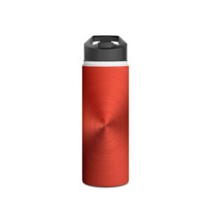 Stainless Steel Tumbler Red Metallic Print