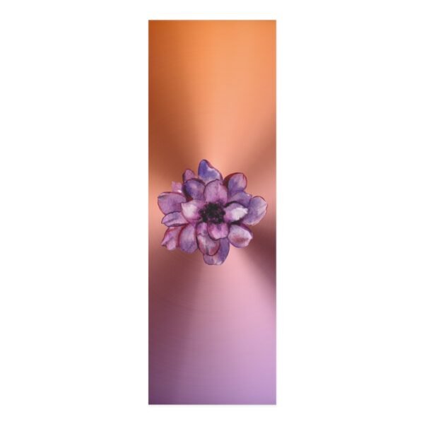 Yoga Mat Gradient Purple/Pink Flower