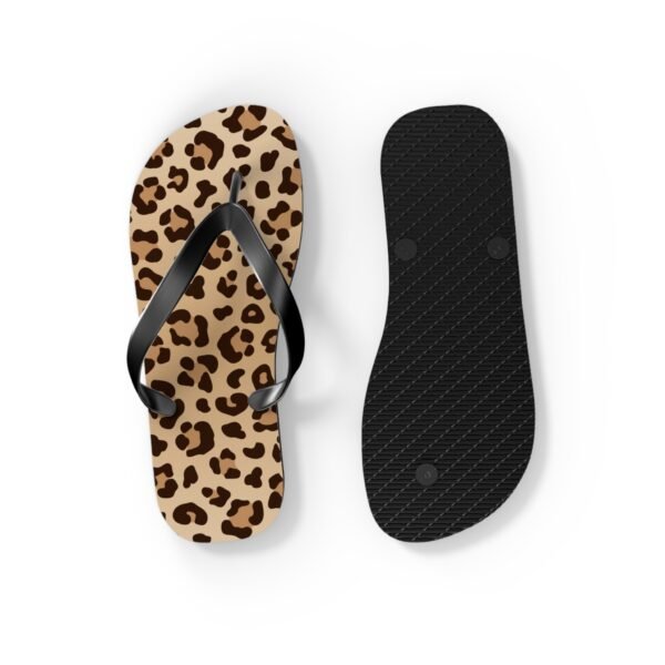 Flip Flops - Cheetah Print Summer Sandals - Image 3