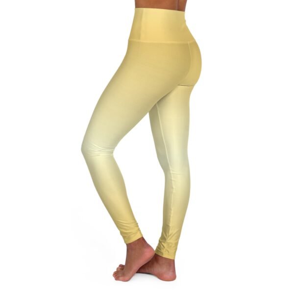 Yoga Leggings - Gold Ombre Design - Image 4