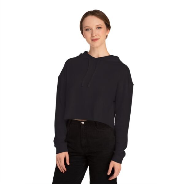 Cropped Hoodie - Gold Leaf & Dragonfly - Image 3