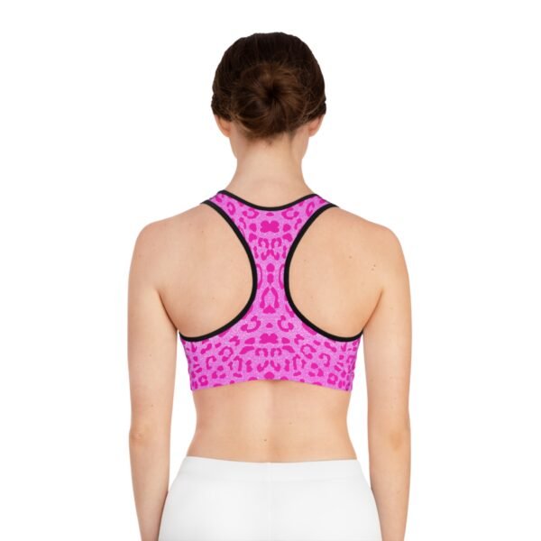 Hot Pink Cheetah Seamless Sports Bra - Image 8