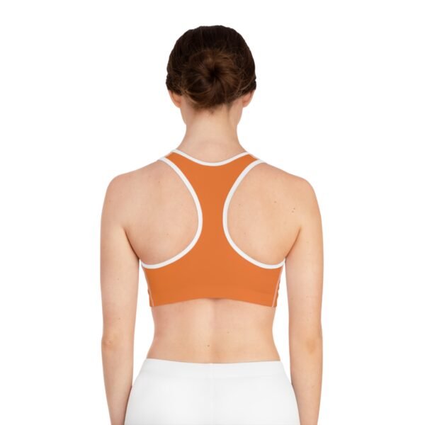 Orange Sports Bra - Full Coverage - Image 4