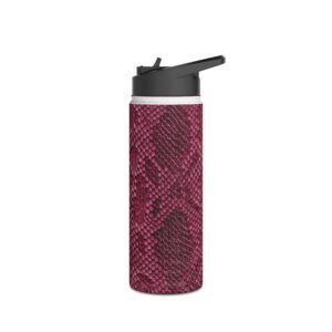 Fuchsia Snakeskin Tumbler