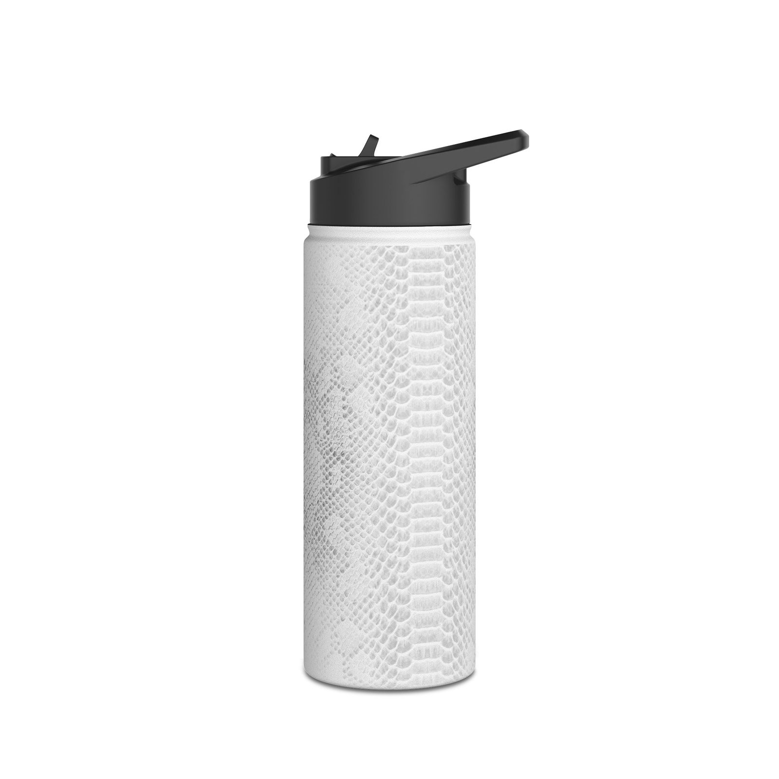White Snakeskin Stainless Steel Tumbler