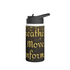 Tumbler - Gold Sparkle Print