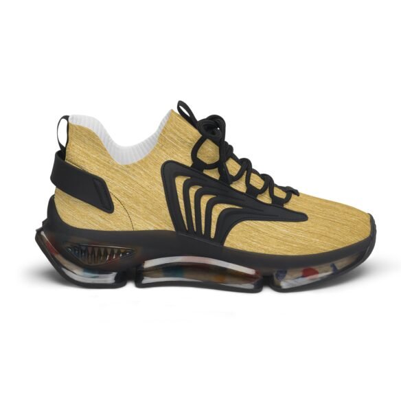 Gold Print Mesh Sneakers - Image 4