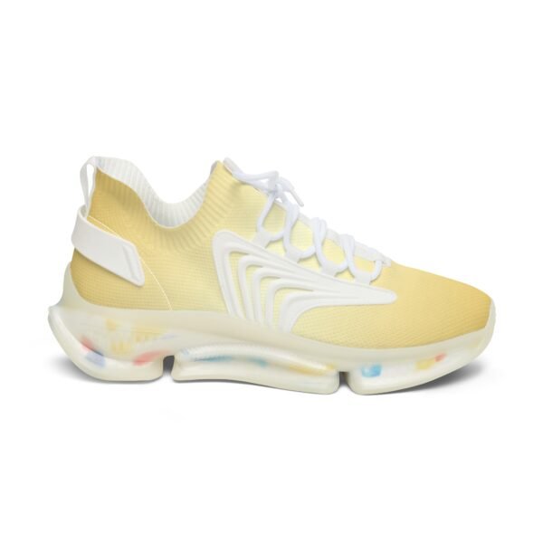 Gold Ombre Print Mesh Sneakers - Image 3