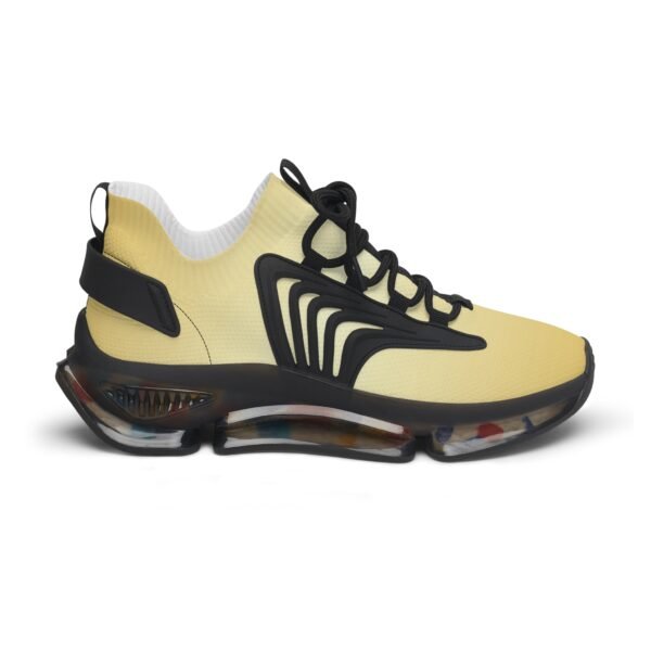 Gold Ombre Print Mesh Sneakers - Image 6
