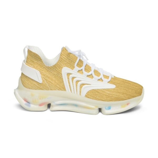 Gold Print Mesh Sneakers - Image 2