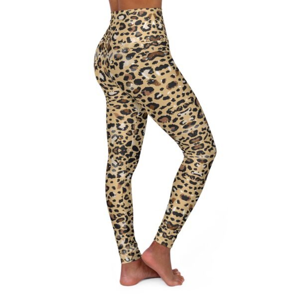 Cheetah Print Yoga Leggings - Image 3