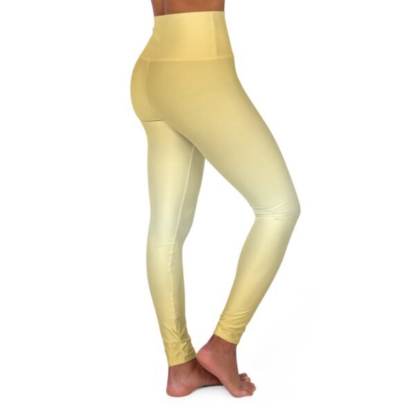 Yoga Leggings - Gold Ombre Design - Image 3
