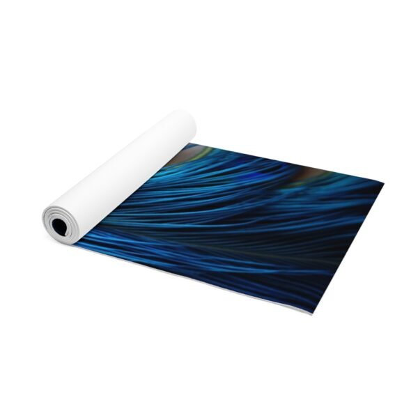 Peacock Feather Soft Foam Yoga Mat - Image 2