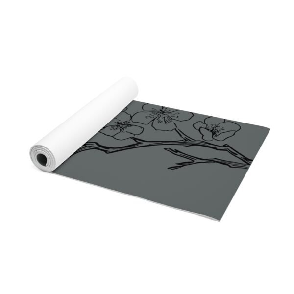 Cherry Blossom Sketch Soft Yoga Mat - Image 3