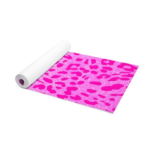 Pink Cheetah Soft Foam Yoga Mat - Image 2