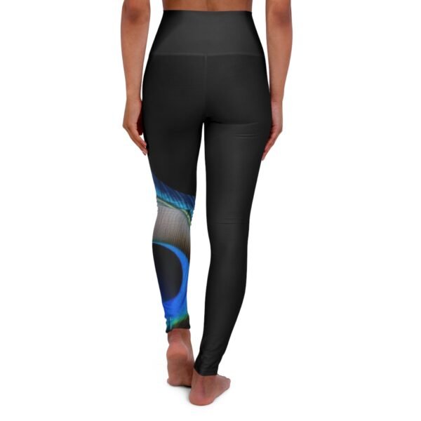 Peacock Feather Yoga Leggings - Image 2