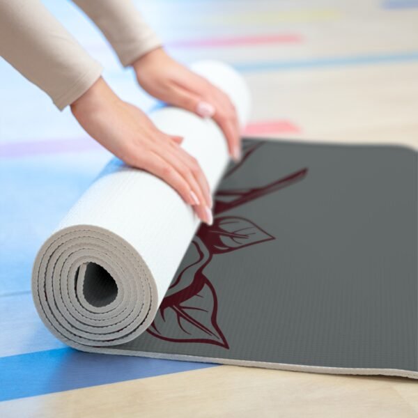 Trendy Floral Sketch Soft Foam Yoga Mat - Image 3