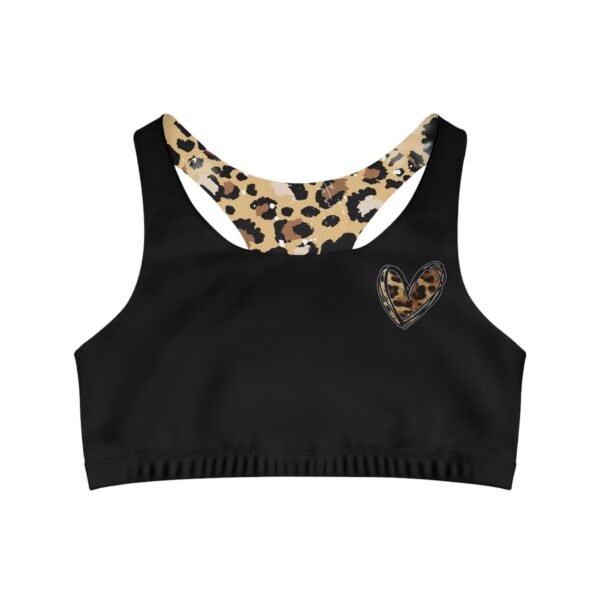 Cheetah Print Seamless Sports Bra