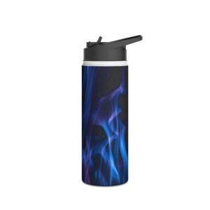 Blue Flame Stainless Steel Tumbler