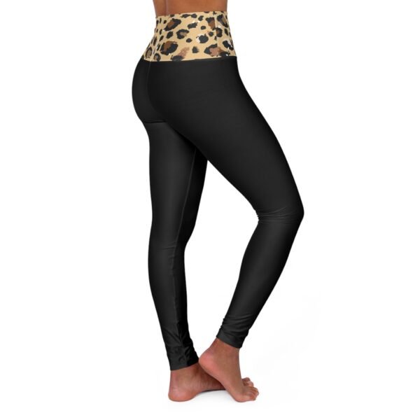 Unique Cheetah Print Yoga Leggings - Image 3